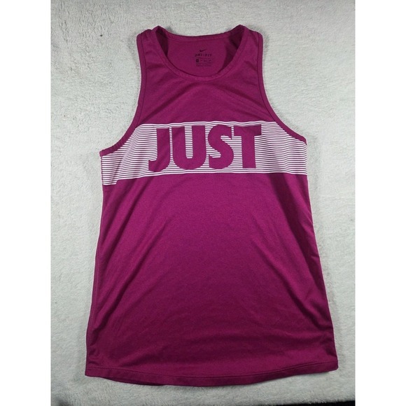 Nike Tops - Nike Dri-FIT Just Do It Tank Top Women XS Pink Athletic Sleeveless